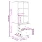 Preview: Schreibtisch mit Schubladen 2 pcs Beton Grau