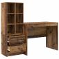 Preview: Schreibtisch mit Schubladen 2 pcs Altholz