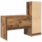 Preview: Schreibtisch mit Schubladen 2 pcs Altholz