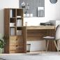 Preview: ARDEBO.de - Schreibtisch Artisan-Eiche 145.5 x 50 x 127 cm 2 Stk.