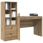 Preview: Schreibtisch Artisan-Eiche 145.5 x 50 x 127 cm 2 Stk.