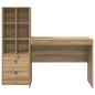 Preview: Schreibtisch Artisan-Eiche 145.5 x 50 x 127 cm 2 Stk.