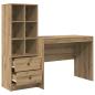 Preview: Schreibtisch Artisan-Eiche 145.5 x 50 x 127 cm 2 Stk.