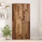 Preview: ARDEBO.de - Highboard 80 x 39 x 178 cm Holzwerkstoff Altholz