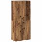 Preview: Highboard 80 x 39 x 178 cm Holzwerkstoff Altholz