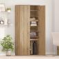 Preview: Hochschrank 80 x 39 x 178 cm Holzwerkstoff Artisan-Eiche