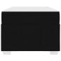 Preview: Bettrahmen mit Matratze Schwarz 120 x 190 cm Stoff