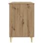 Preview: Schreibtisch Artisan-Eiche 142,5 x 50 x 75 cm Holzwerkstoff