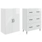 Preview: Schrankset 2 stk. 66 x 34,5 x 90 cm Holzwerkstoff