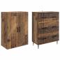 Preview: Schrankset 2 stk. 66 x 34,5 x 90 cm Holzwerkstoff Altholz