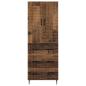 Preview: Schrankset 2 stk. 66 x 34,5 x 90 cm Holzwerkstoff Altholz