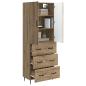 Preview: Schrankset 2 stk. 66 x 34,5 x 90 cm Holzwerkstoff Artisan-Eiche