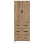 Preview: Schrankset 2 stk. 66 x 34,5 x 90 cm Holzwerkstoff Artisan-Eiche