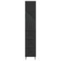 Preview: Schrankset 2 stk. 33 x 34,5 x 90 cm Holzwerkstoff Schwarz