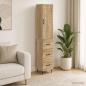 Preview: ARDEBO.de - Schrankset 2 stk. 33 x 34,5 x 90 cm Holzwerkstoff Sonoma-Eiche