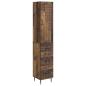 Preview: Schrankset 2 stk. 33 x 34,5 x 90 cm Holzwerkstoff Altholz