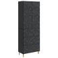 Preview: Schrankset 2 stk. 66 x 34,5 x 90 cm Holzwerkstoff Schwarz
