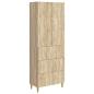 Preview: Schrankset 2 stk. 66 x 34,5 x 90 cm Holzwerkstoff Sonoma-Eiche