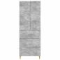 Preview: Schrankset 2 stk. 66 x 34,5 x 90 cm Holzwerkstoff Betongrau
