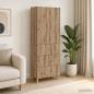 Preview: ARDEBO.de - Schrankset 2 stk. 66 x 34,5 x 90 cm Holzwerkstoff Artisan-Eiche
