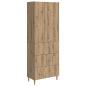 Preview: Schrankset 2 stk. 66 x 34,5 x 90 cm Holzwerkstoff Artisan-Eiche