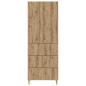Preview: Schrankset 2 stk. 66 x 34,5 x 90 cm Holzwerkstoff Artisan-Eiche