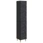 Preview: Schrankset 2 stk. 33 x 34,5 x 90 cm Holzwerkstoff Schwarz
