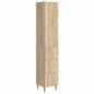 Preview: Schrankset 2 stk. 33 x 34,5 x 90 cm Holzwerkstoff Sonoma-Eiche