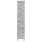 Preview: Schrankset 2 stk. 33 x 34,5 x 90 cm Holzwerkstoff Betongrau
