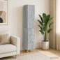 Preview: ARDEBO.de - Schrankset 2 stk. 33 x 34,5 x 90 cm Holzwerkstoff Grau Sonoma