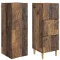 Preview: Schrankset 2 stk. 33 x 34,5 x 90 cm Holzwerkstoff Altholz