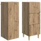 Preview: Schrankset 2 stk. 33 x 34,5 x 90 cm Holzwerkstoff Artisan-Eiche