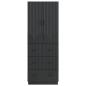 Preview: Schrankset 2 stk. 66 x 34,5 x 87 cm Holzwerkstoff Schwarz