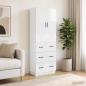 Preview: ARDEBO.de - Schrankset 2 stk. 66 x 34,5 x 87 cm Holzwerkstoff