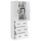 Preview: Schrankset 2 stk. 66 x 34,5 x 87 cm Holzwerkstoff