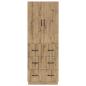 Preview: Schrankset 2 stk. 66 x 34,5 x 87 cm Holzwerkstoff Artisan-Eiche