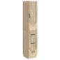 Preview: Schrankset 2 stk. 33 x 34,5 x 87 cm Holzwerkstoff Sonoma-Eiche