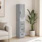 Preview: ARDEBO.de - Schrankset 2 stk. 33 x 34,5 x 87 cm Holzwerkstoff Sonoma-Grau