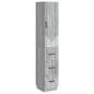 Preview: Schrankset 2 stk. 33 x 34,5 x 87 cm Holzwerkstoff Sonoma-Grau