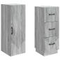 Preview: Schrankset 2 stk. 33 x 34,5 x 87 cm Holzwerkstoff Sonoma-Grau