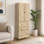 Preview: ARDEBO.de - Schrankset 2 stk. 66 x 34,5 x 90 cm Holzwerkstoff Sonoma-Eiche