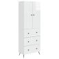 Preview: Schrankset 2 stk. 66 x 34,5 x 90 cm Holzwerkstoff