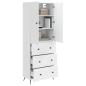 Preview: Schrankset 2 stk. 66 x 34,5 x 90 cm Holzwerkstoff