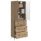 Preview: Schrankset 2 stk. 66 x 34,5 x 90 cm Holzwerkstoff Artisan-Eiche