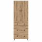 Preview: Schrankset 2 stk. 66 x 34,5 x 90 cm Holzwerkstoff Artisan-Eiche