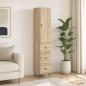 Preview: ARDEBO.de - Schrankset 2 stk. 34,5 x 34,5 x 90 cm Holzwerkstoff