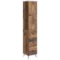 Preview: Schrankset 2 stk. 34,5 x 34,5 x 90 cm Holzwerkstoff Altholz