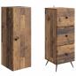 Preview: Schrankset 2 stk. 34,5 x 34,5 x 90 cm Holzwerkstoff Altholz