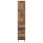 Preview: Schrankset 2 stk. 34,5 x 34,5 x 90 cm Holzwerkstoff Altholz