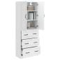 Preview: Schrankset 2 stk. 66 x 34,5 x 87 cm Holzwerkstoff